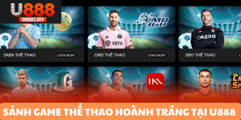 Đa dạng giải đấu thể thao U888 hot nhất